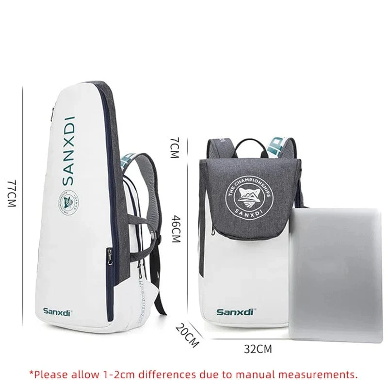 Faltbare Tennis Paddle Rucksack Squash Badminton Schläger Tasche Padel Racquetball Tragen Handtasche Mann Große Kapazität Sport Taschen