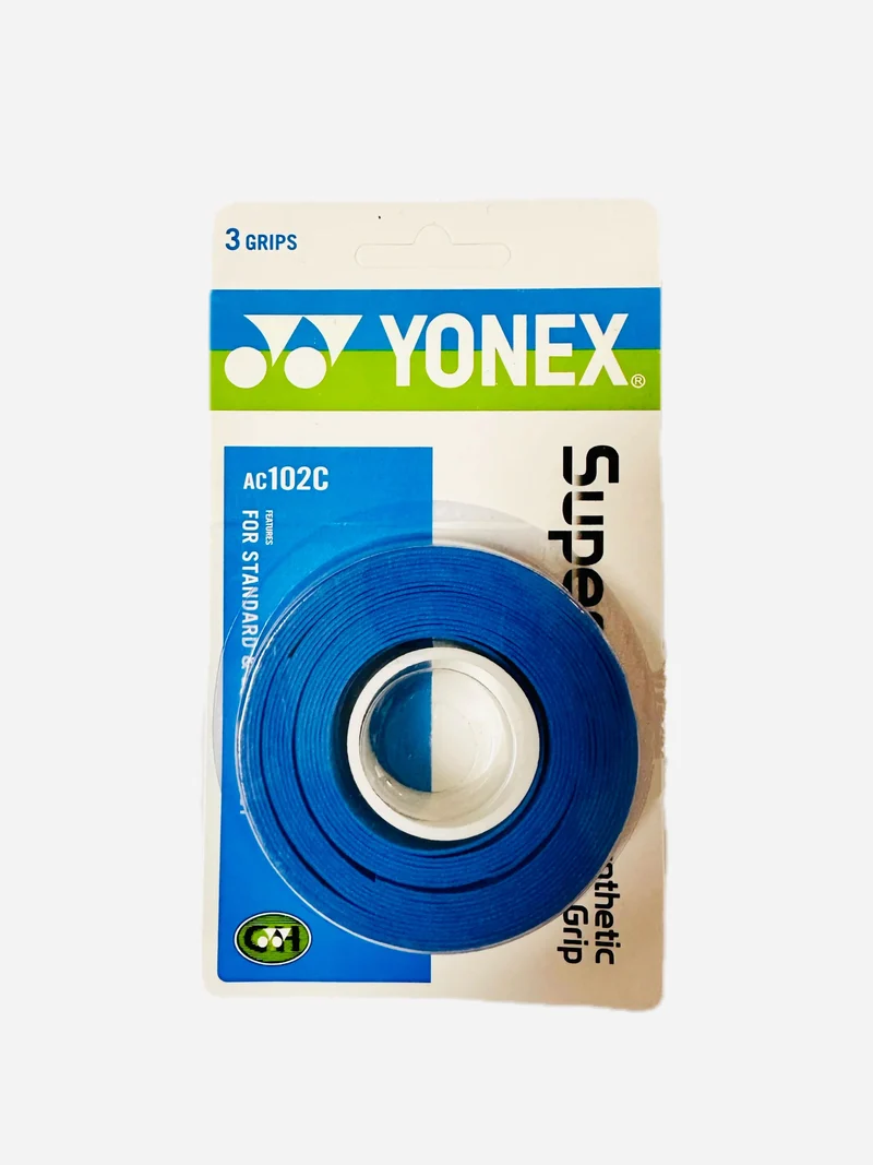 YONEX 3 Griffe/Packung Tuch AC102 AC102EX 102C Handkleber Tennis Badmintonschläger Professionelle Anti-Rutsch-Schläger Padel Sticky Grip