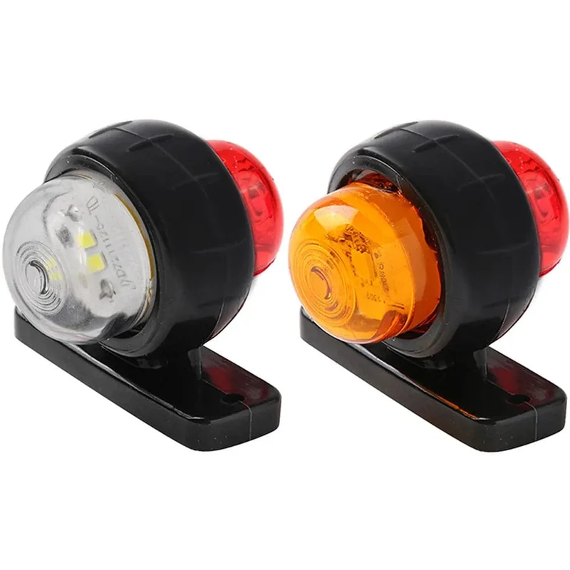 12V 24V Lkw-anhänger Lichter LED Seite Marker Indikatoren Lkw Traktor Signal Lichter Parkplatz Licht Rot Weiß/bernstein Styling