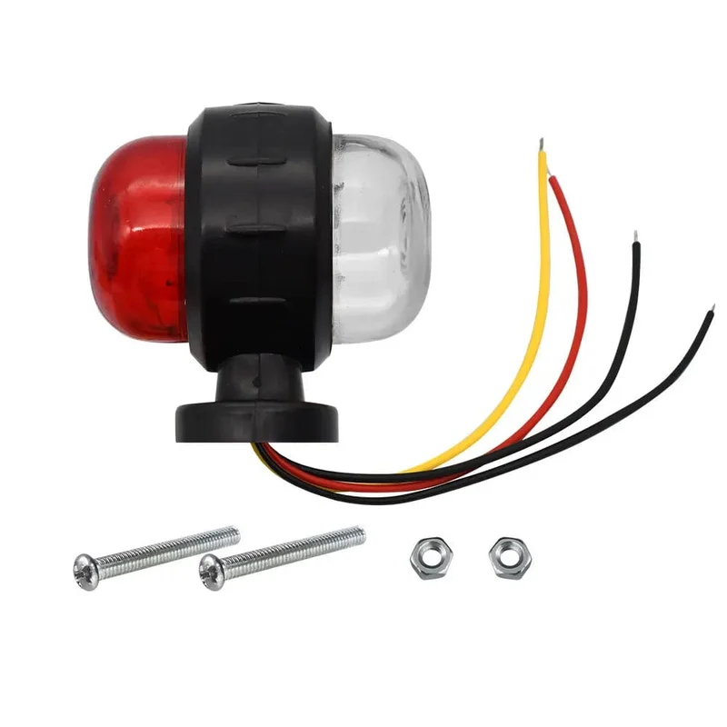 12V 24V Lkw-anhänger Lichter LED Seite Marker Indikatoren Lkw Traktor Signal Lichter Parkplatz Licht Rot Weiß/bernstein Styling