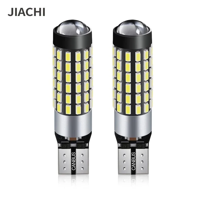 JIACHI 2 STÜCKE T10 LED Lampe Für Auto W5W CANBUS 194 168 5W5 501 Auto-Clearance Parkplatz Lichter 78 Chips Highlight Cool White DC12V-24V