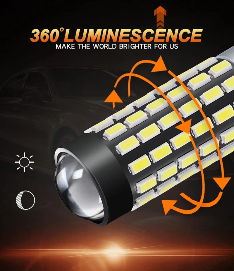 JIACHI 2 STÜCKE T10 LED Lampe Für Auto W5W CANBUS 194 168 5W5 501 Auto-Clearance Parkplatz Lichter 78 Chips Highlight Cool White DC12V-24V