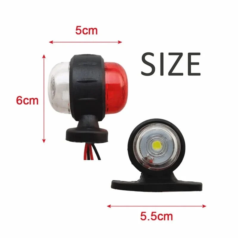 2 stücke 12 v-24 v Lkw lichter Anhänger lampe Rücklicht lkw Seitenmarkierungsleuchten caravan rücklicht traktor Lichter Signal Lichter