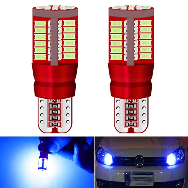 2 stücke T10 W5W Auto Innen Lesen Dome Licht Seite Marker Lampe 168 194 LED Auto Keil Parkplatz Birne Für Golf 7 4 6 Mk7 5 Gti Mk5 3