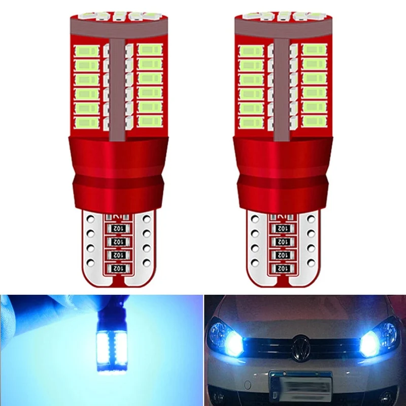 2 stücke T10 W5W Auto Innen Lesen Dome Licht Seite Marker Lampe 168 194 LED Auto Keil Parkplatz Birne Für Golf 7 4 6 Mk7 5 Gti Mk5 3