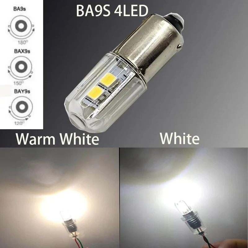 2 STÜCKE E10 T4w H21W Ba9s BA9 BA9S 57 756 1816 1891 1893 Led-lampe Auto Auto Led-anzeige Glühbirne 6 V 6.3 V 12 V Warn-LED