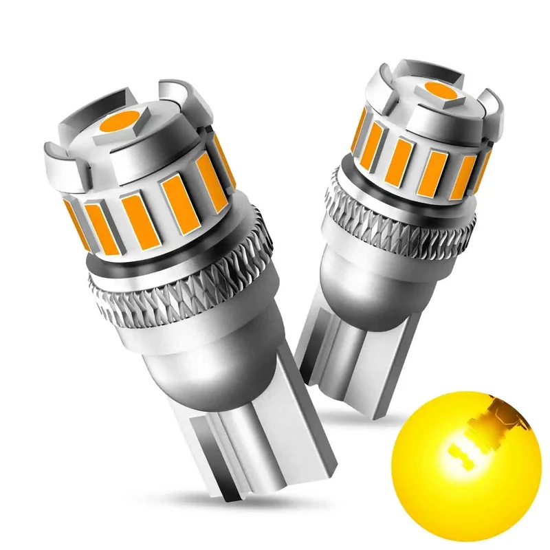 AUXITO 2 STÜCKE T10 W5W Rote LED-Birne Canbus 194 168 Weiße Auto-Innenbeleuchtung Gelbe Kennzeichen-LED-Lampe Leselampe Kofferraumleuchte 12 V