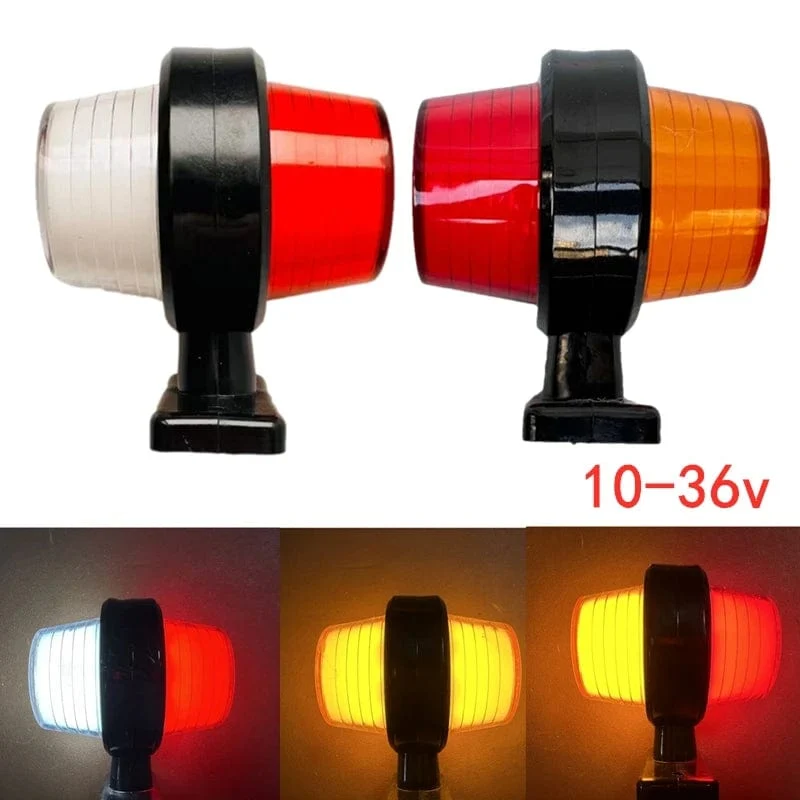 2 Stücke 12v-36v Lkw-leuchten Anhänger lampe Rücklicht lkw Seitenmarkierungsleuchten caravan rücklicht traktor Signalleuchten