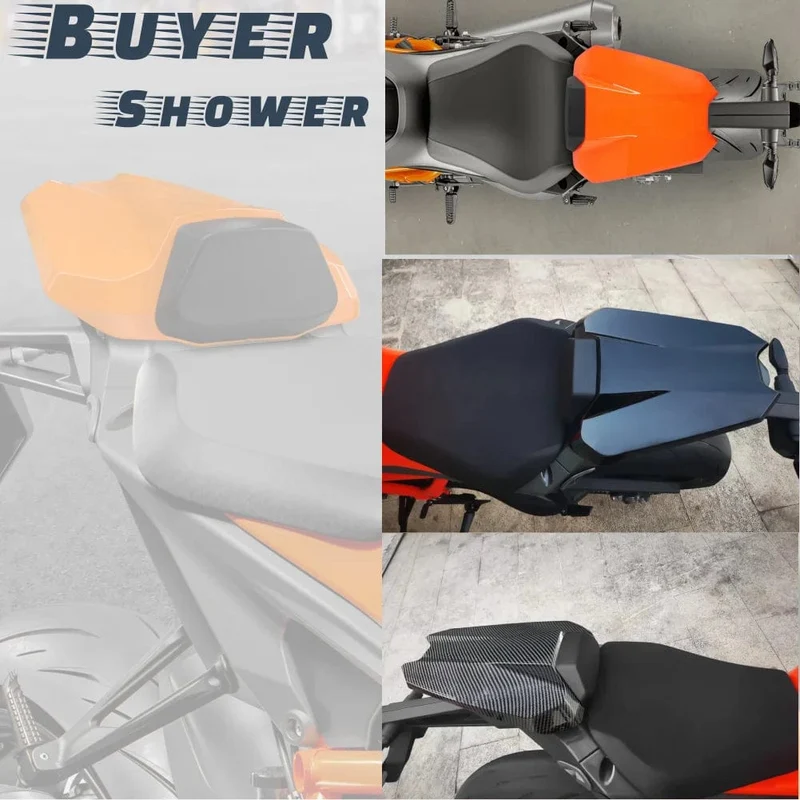 Motorrad Sozius Hinten Solo Sitz Gugel Für KTM 1290 Super Duke R 2020 2021 2022 2023 ABS Sitze Abdeckung Kutschen Verkleidung zubehör