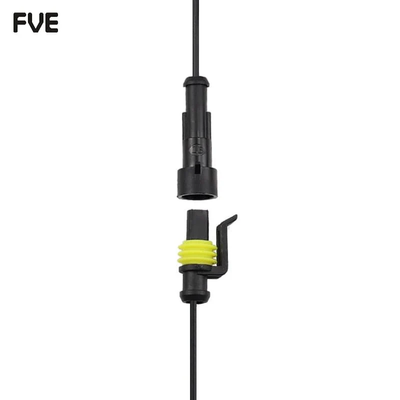 2-poliger wasserdichter Kfz-Elektrikstecker Stecker mit Kabel Männlich Weiblich Stecker 1/2/3/4/5/6 Pin für Auto Motorrad