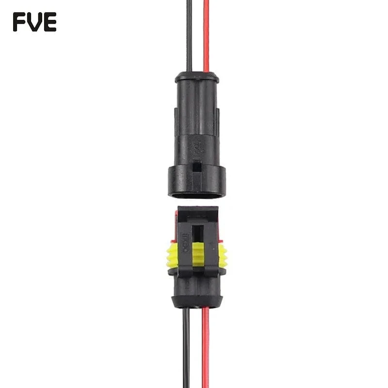 2-poliger wasserdichter Kfz-Elektrikstecker Stecker mit Kabel Männlich Weiblich Stecker 1/2/3/4/5/6 Pin für Auto Motorrad