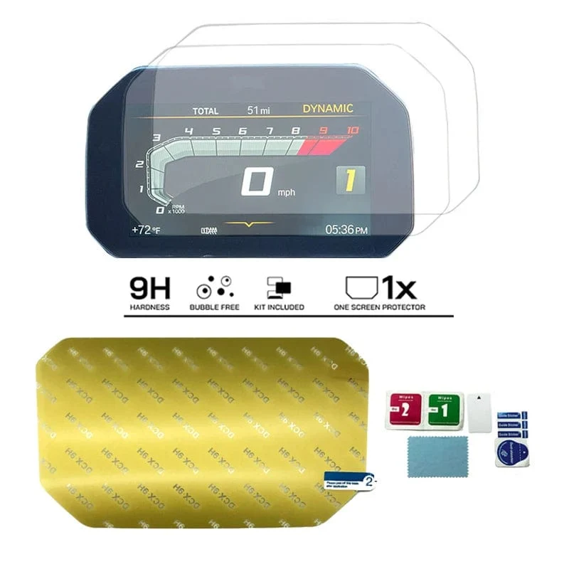 Motorrad Displayschutzfolie TFT Konnektivität Display Instrumentenfolie für BMW F900R F900XR F750GS F850GS R1200GS R1250GS R1250R