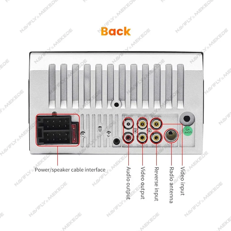 7 Zoll HD Touchscreen Intelligentes System Auto Multimedia MP5 Player Für Universelle Unterstützung Rückfahrkamera SWC Spiegel Link AUX-In