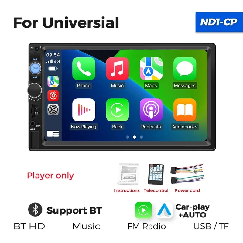 7 Zoll HD Touchscreen Intelligentes System Auto Multimedia MP5 Player Für Universelle Unterstützung Rückfahrkamera SWC Spiegel Link AUX-In