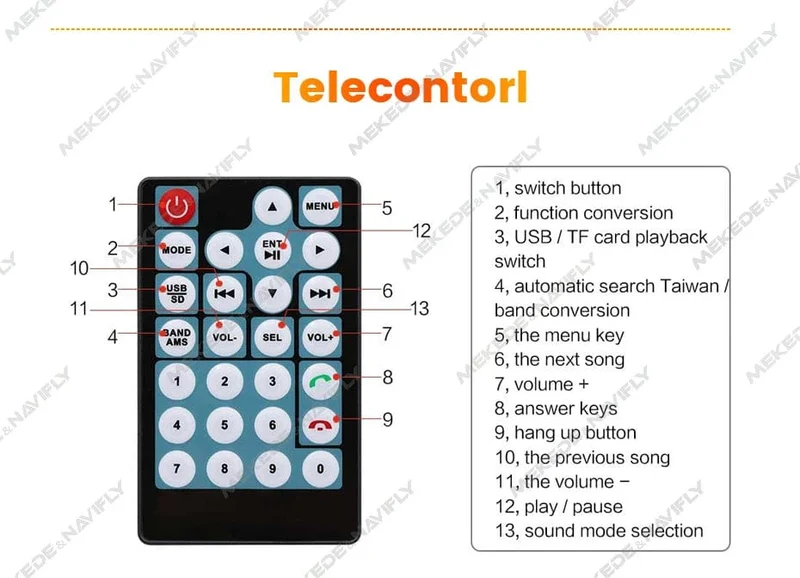 7 Zoll HD Touchscreen Intelligentes System Auto Multimedia MP5 Player Für Universelle Unterstützung Rückfahrkamera SWC Spiegel Link AUX-In