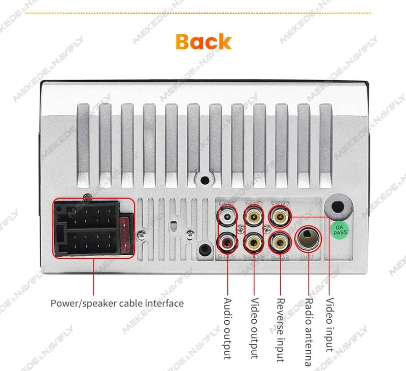 7 Zoll HD Touchscreen Intelligentes System Auto Multimedia MP5 Player Für Universelle Unterstützung Rückfahrkamera SWC Spiegel Link AUX-In