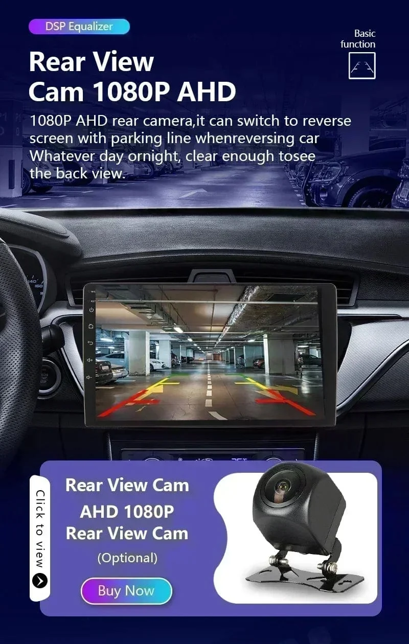 BOSSCAR 7 "9" 10 "Universal Auto Radio 2Din Android Carplay Touchscreen MP5 MP4 Multimedia Video Player Drahtlose GPS FM Autoradio