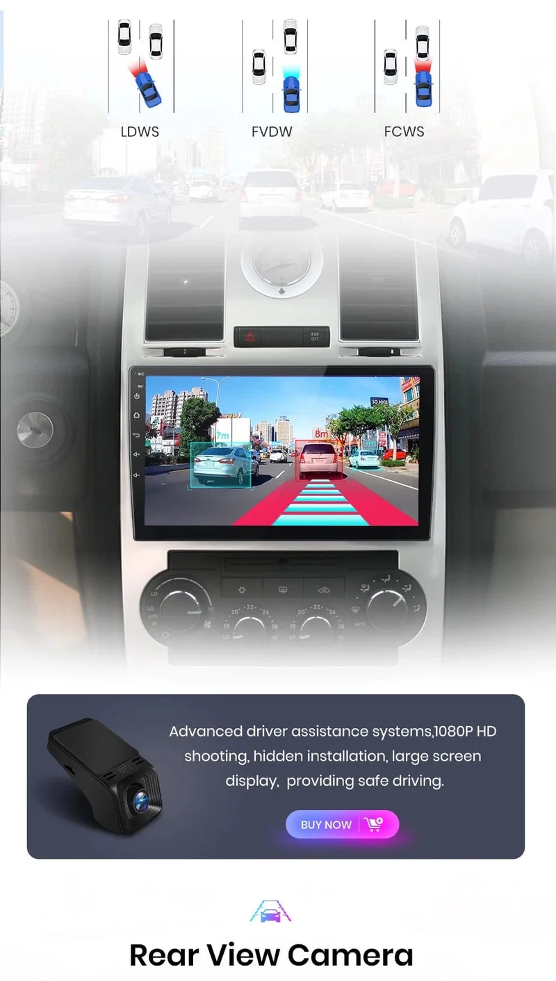 Junsun Autoradio für Chrysler 300C Aspen 2004–2008, kabelloses CarPlay, Android Auto, intelligente Autosysteme, keine 2 Din, 2 Din DVD