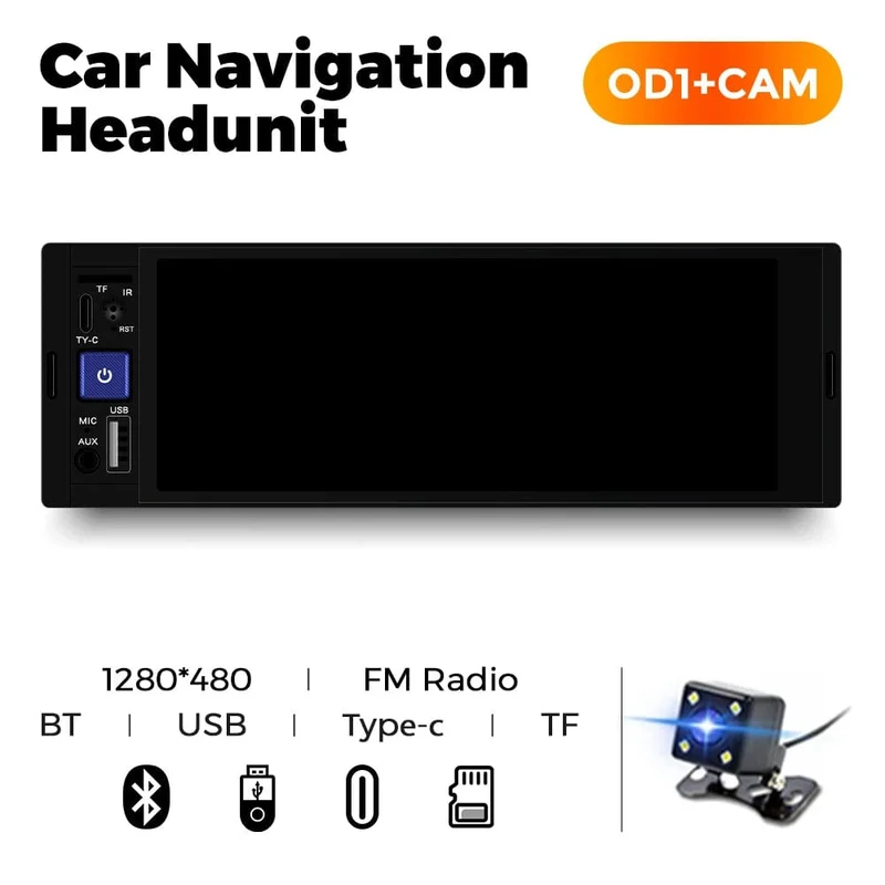 1DIN 6.86 Zoll MP5 Drahtloses CarPlay Auto Intelligentes System Multimedia-Player Universal FM Radio Stereo BT USB TF Autoradio