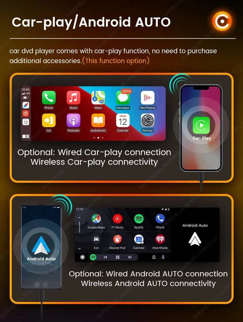 1DIN 6.86 Zoll MP5 Drahtloses CarPlay Auto Intelligentes System Multimedia-Player Universal FM Radio Stereo BT USB TF Autoradio