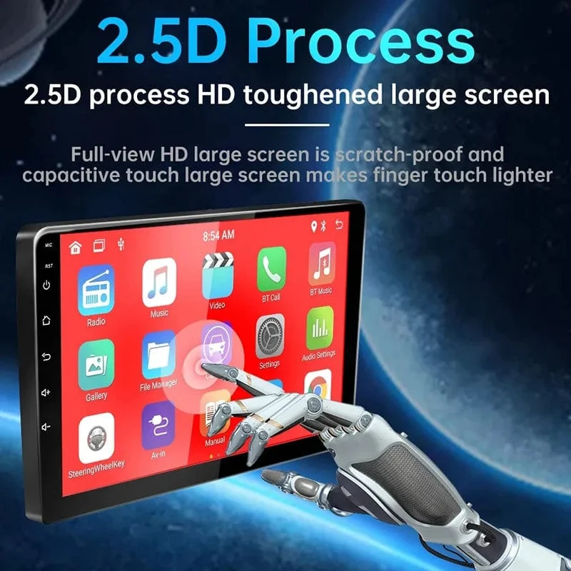 7 "/9"/10 "2 Din Autoradio Autobildschirm Android Auto Carplay Android 13 64G GPS Auto Audio WIFI BT IPS Automotive Multimedia Player