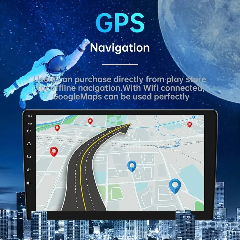 7 "/9"/10 "2 Din Autoradio Autobildschirm Android Auto Carplay Android 13 64G GPS Auto Audio WIFI BT IPS Automotive Multimedia Player