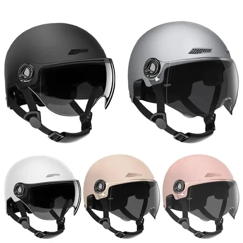 Motorradhelm Jet Style Fahrradhelme für Männer Frauen Erwachsene Motorrad Rollerhelm Totenkopf Vollkopf Hut Helme Zubehör