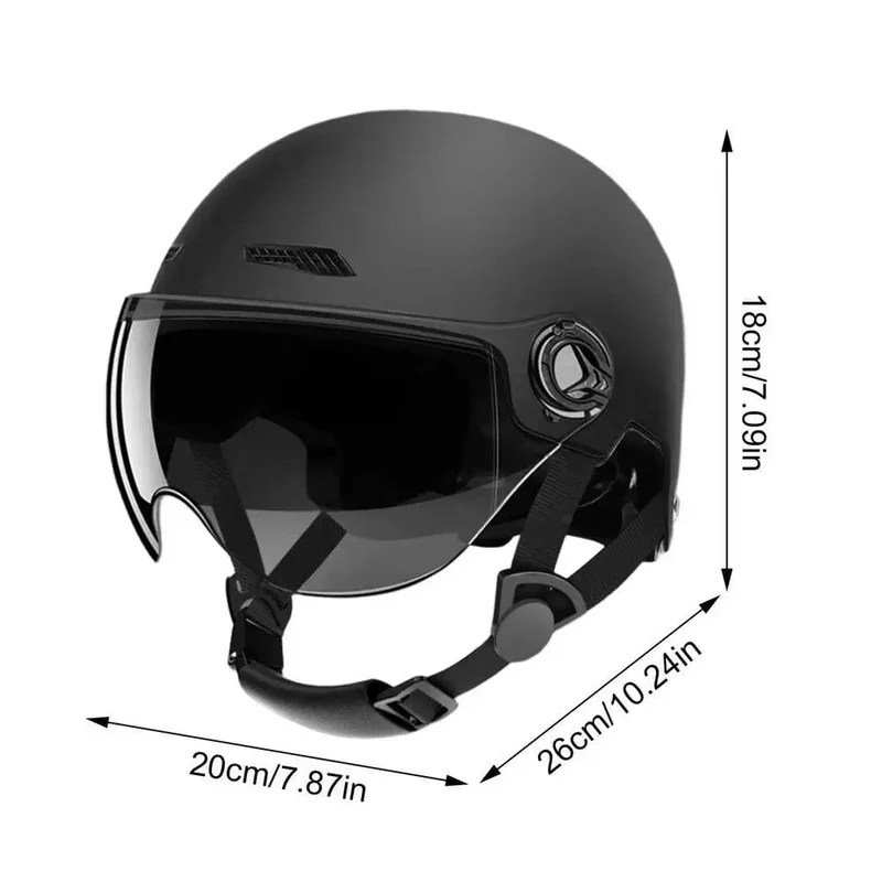 Motorradhelm Jet Style Fahrradhelme für Männer Frauen Erwachsene Motorrad Rollerhelm Totenkopf Vollkopf Hut Helme Zubehör