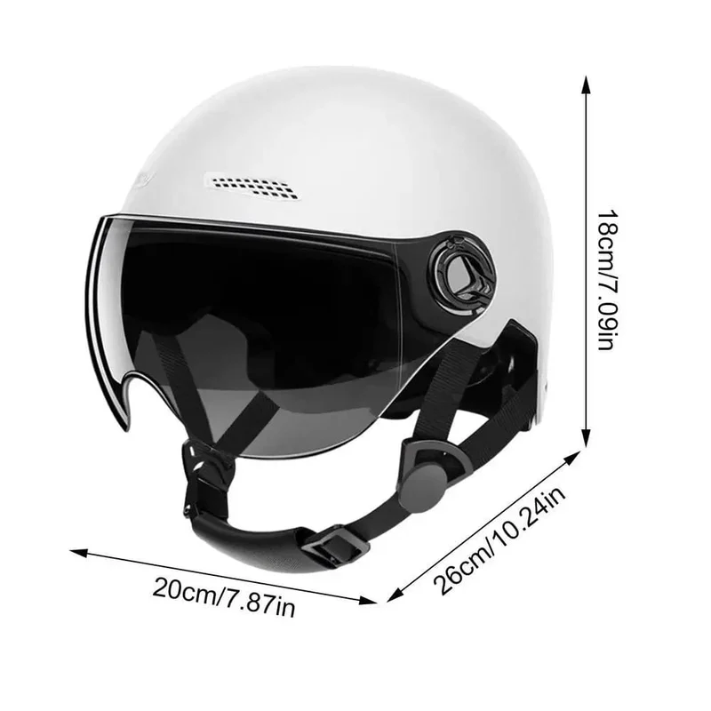 Motorradhelm Jet Style Fahrradhelme für Männer Frauen Erwachsene Motorrad Rollerhelm Totenkopf Vollkopf Hut Helme Zubehör