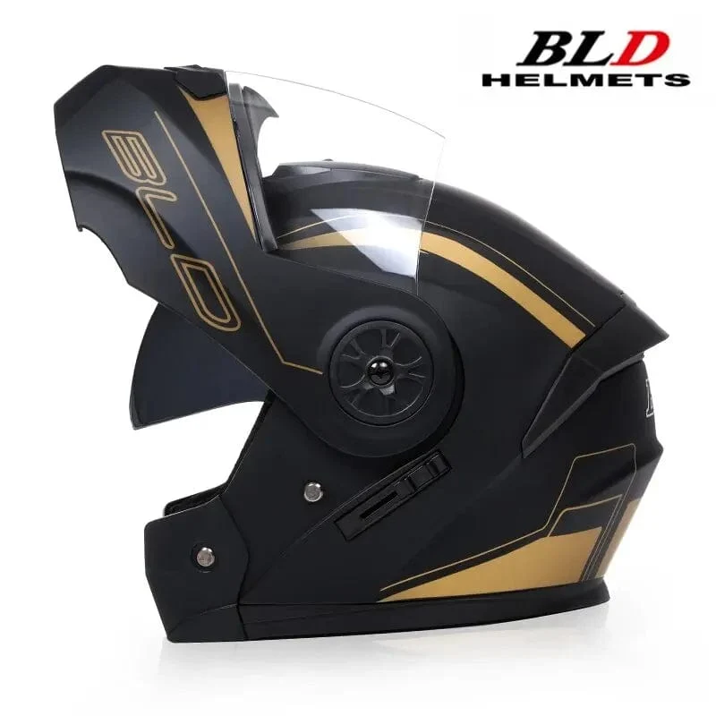 Personalisierter Klapphelm mit Doppellinse für Motocross-Rennen, modularer Cascos Para Moto, Herren- und Damenmode, Integralhelm für Motorradfahrer