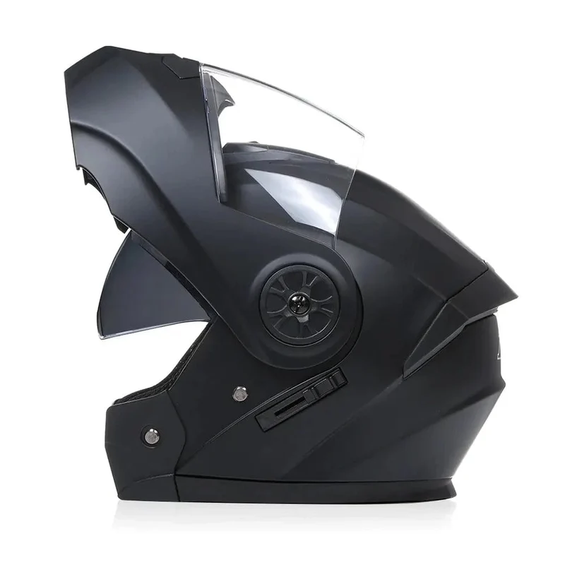 Personalisierter Klapphelm mit Doppellinse für Motocross-Rennen, modularer Cascos Para Moto, Herren- und Damenmode, Integralhelm für Motorradfahrer