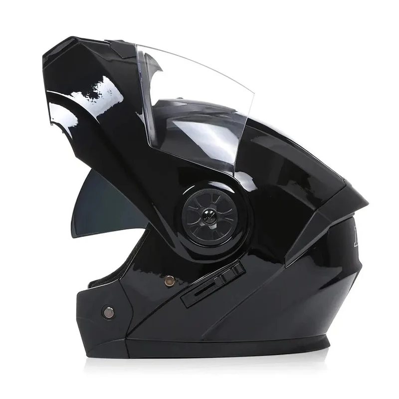 Personalisierter Klapphelm mit Doppellinse für Motocross-Rennen, modularer Cascos Para Moto, Herren- und Damenmode, Integralhelm für Motorradfahrer
