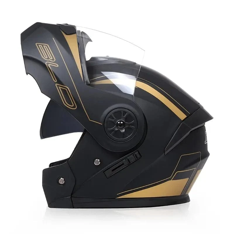 Personalisierter Klapphelm mit Doppellinse für Motocross-Rennen, modularer Cascos Para Moto, Herren- und Damenmode, Integralhelm für Motorradfahrer