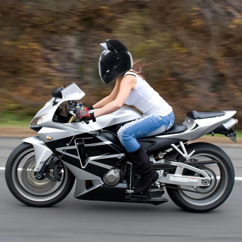 Motorradhelm, Integralhelm, Katzenohren, abnehmbar, DOT-Zertifizierung, Sicherheitshelm für Damen und Herren, atmungsaktiv, Geschenk für Freundin