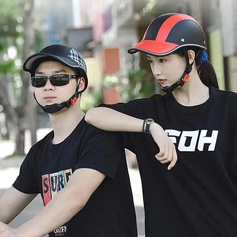 Baseball Caps Stil Motorrad Halbhelm Sicherheit Hard Hat Für Cafe Racer Chopper Scooter Half Face Vintage Sommer Caps