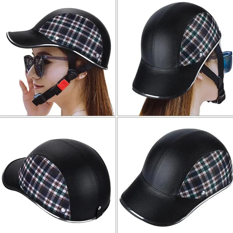 Baseball Caps Stil Motorrad Halbhelm Sicherheit Hard Hat Für Cafe Racer Chopper Scooter Half Face Vintage Sommer Caps