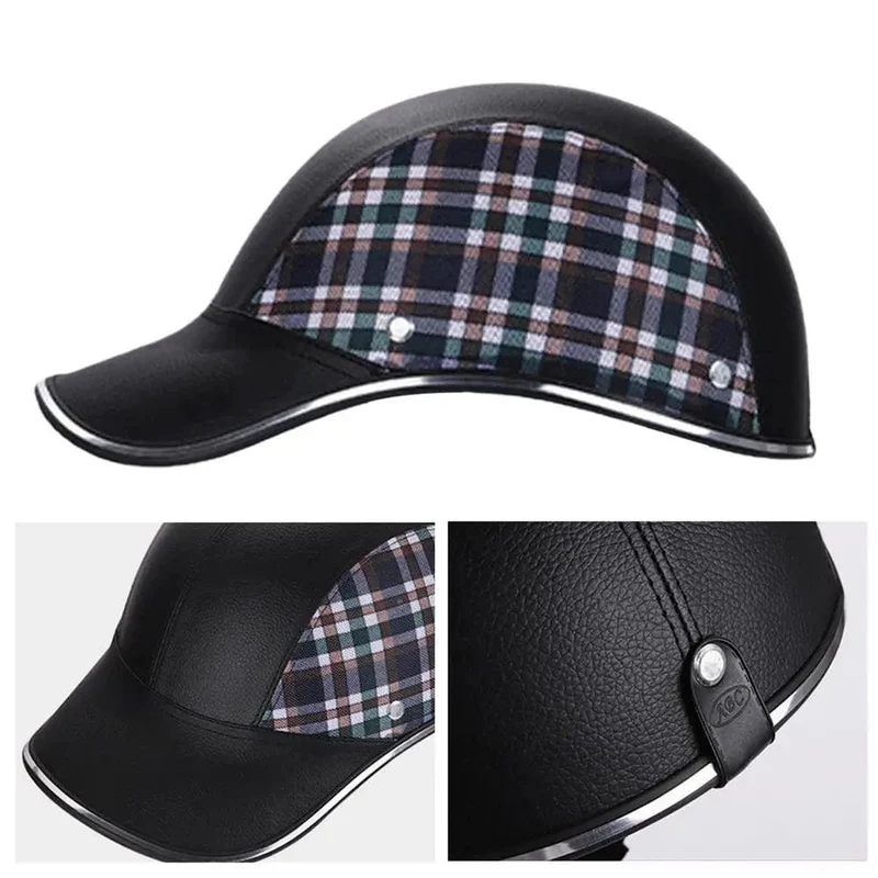 Baseball Caps Stil Motorrad Halbhelm Sicherheit Hard Hat Für Cafe Racer Chopper Scooter Half Face Vintage Sommer Caps