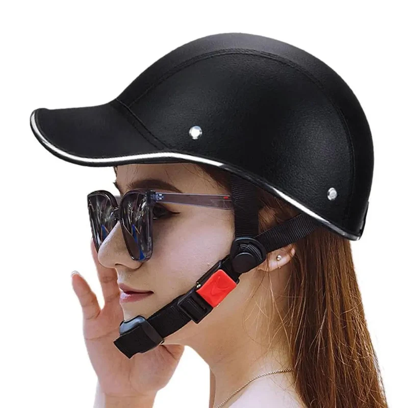 Baseball Caps Stil Motorrad Halbhelm Sicherheit Hard Hat Für Cafe Racer Chopper Scooter Half Face Vintage Sommer Caps