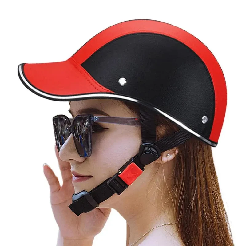 Baseball Caps Stil Motorrad Halbhelm Sicherheit Hard Hat Für Cafe Racer Chopper Scooter Half Face Vintage Sommer Caps