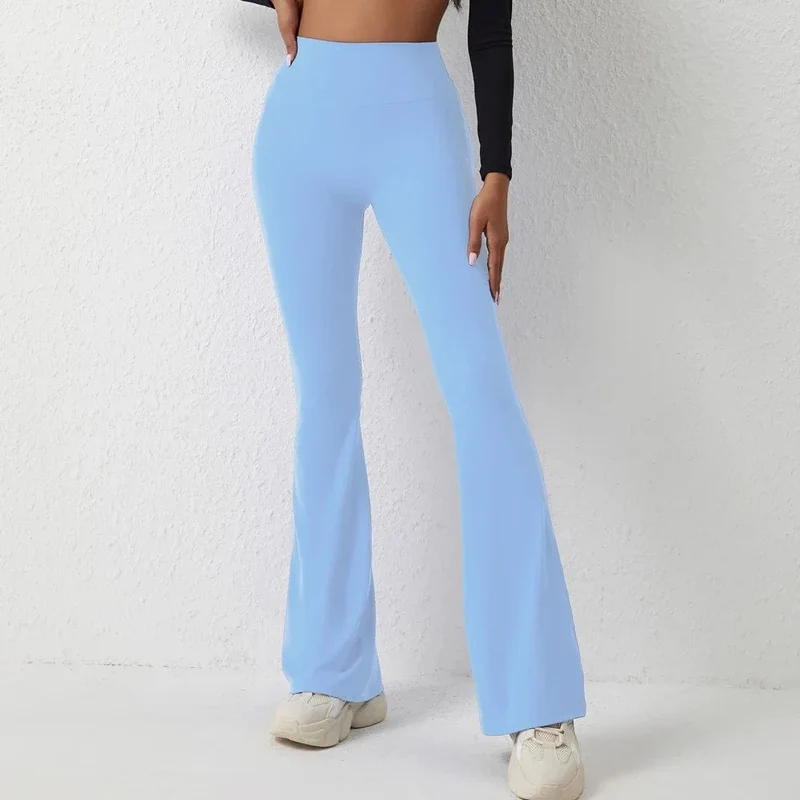 Neue Scrunch Flare Leggings für Frauen, hohe Taille, Yoga-Hose, dehnbare Tanz-Leggings, Workout, Fitnessstudio, Push-Up-Booty-Leggings