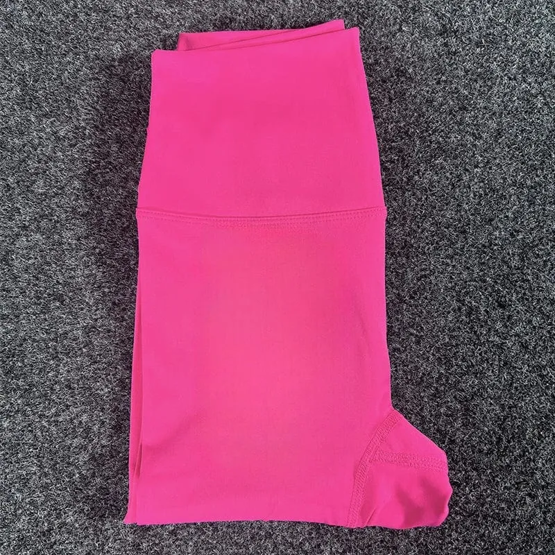 Sport-Yoga-Hose für Damen, hohe Taille, Sport, Laufen, Radfahren, schnell trocknend, atmungsaktiv, hochwertige Hip-Lifting-Yoga-Hose