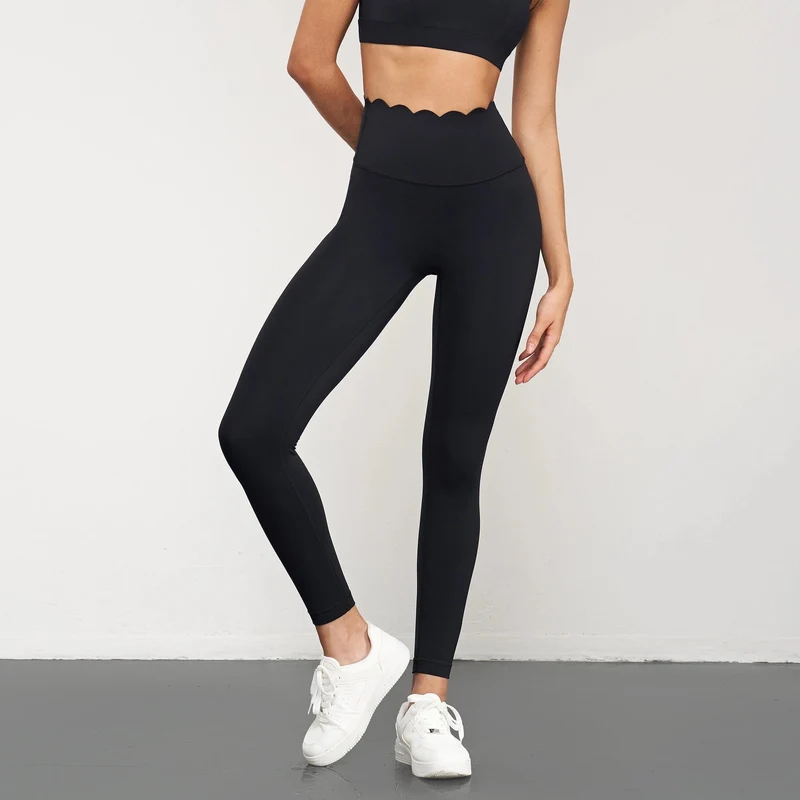 Lycra Yoga Hosen Frauen Nahtlose Lotus Arc Workout Laufen Leggings Hohe Taille Scrunch Butt Gym Leggings Outdoor Fitness Strumpfhosen