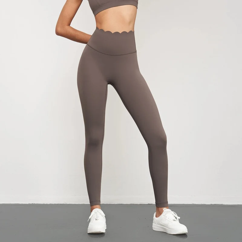 Lycra Yoga Hosen Frauen Nahtlose Lotus Arc Workout Laufen Leggings Hohe Taille Scrunch Butt Gym Leggings Outdoor Fitness Strumpfhosen