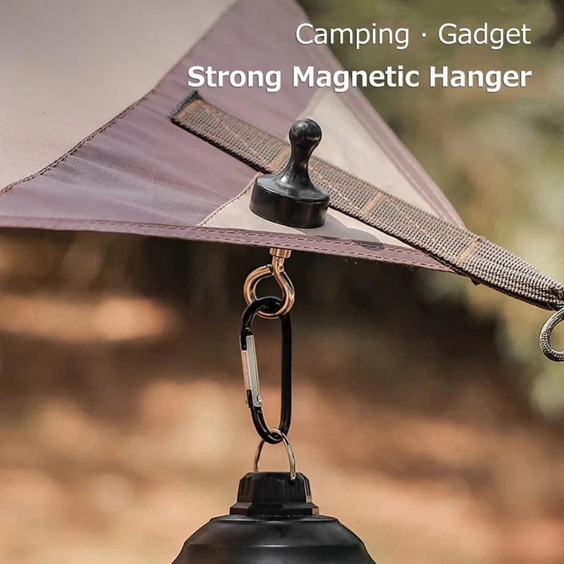 5-20PCS Starke Magnetische Haken Mehrzweck Outdoor Zelt Camping Licht Haken Magnet Lager Aufhänger D Typ Bergsteigen schnalle