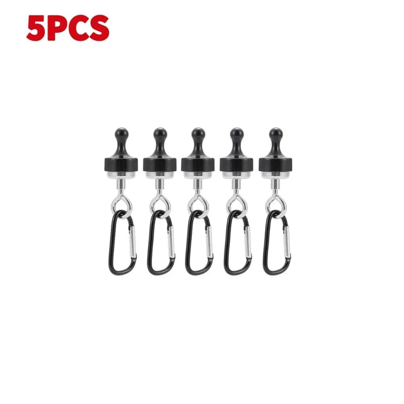 5-20PCS Starke Magnetische Haken Mehrzweck Outdoor Zelt Camping Licht Haken Magnet Lager Aufhänger D Typ Bergsteigen schnalle
