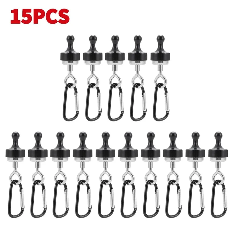 5-20PCS Starke Magnetische Haken Mehrzweck Outdoor Zelt Camping Licht Haken Magnet Lager Aufhänger D Typ Bergsteigen schnalle
