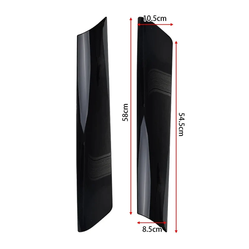 51137128157 Zierleiste für die Windschutzscheibe (A-Säule) vorne links und rechts (Fahrerseite) für Mini Cooper R50 R52 R53, schwarze Abdeckung