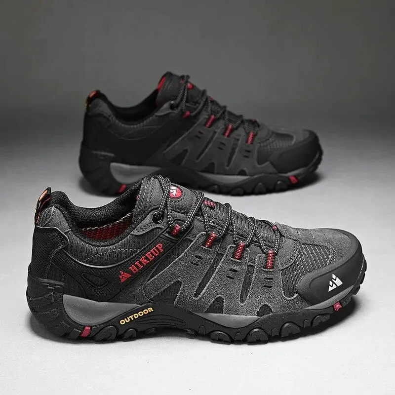 HIKEUP Herren-Wanderschuhe, Wildleder, Outdoor-Schuhe, verschleißfest, für Herren, Trekking, Wandern, Jagd, taktische Turnschuhe