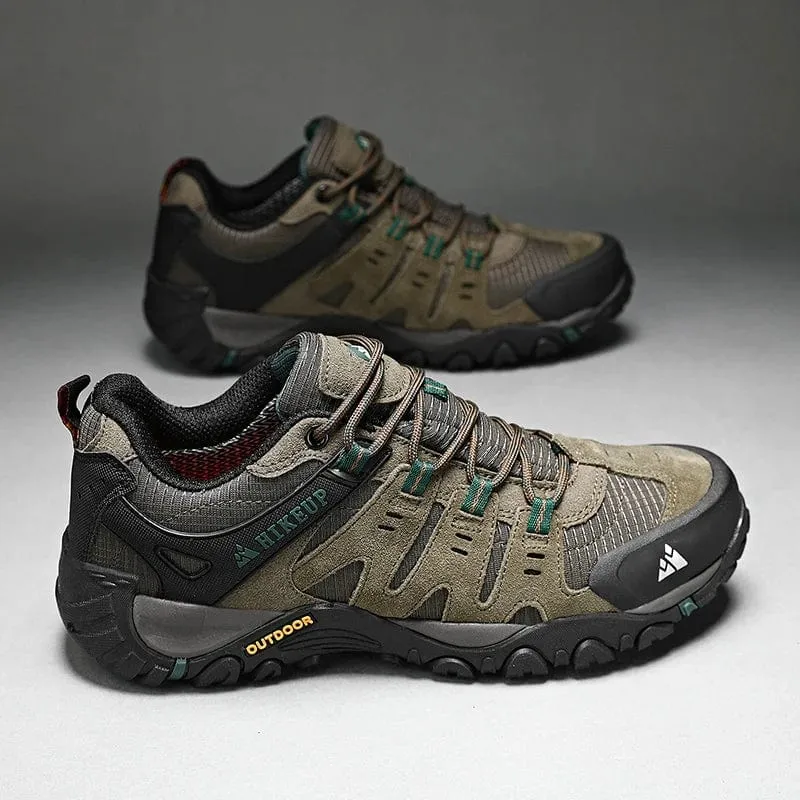 HIKEUP Herren-Wanderschuhe, Wildleder, Outdoor-Schuhe, verschleißfest, für Herren, Trekking, Wandern, Jagd, taktische Turnschuhe