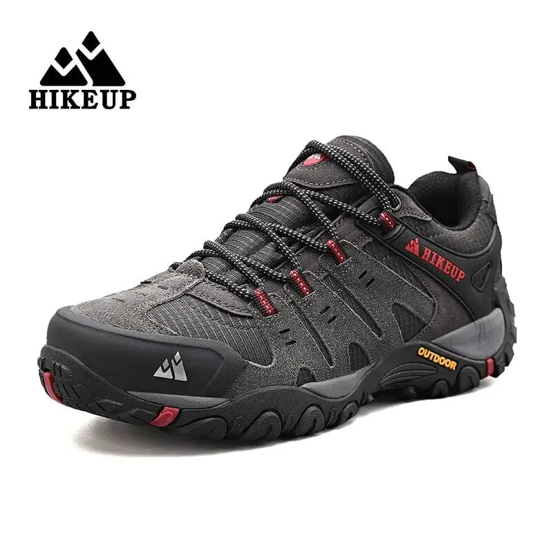 HIKEUP Herren-Wanderschuhe, Wildleder, Outdoor-Schuhe, verschleißfest, für Herren, Trekking, Wandern, Jagd, taktische Turnschuhe